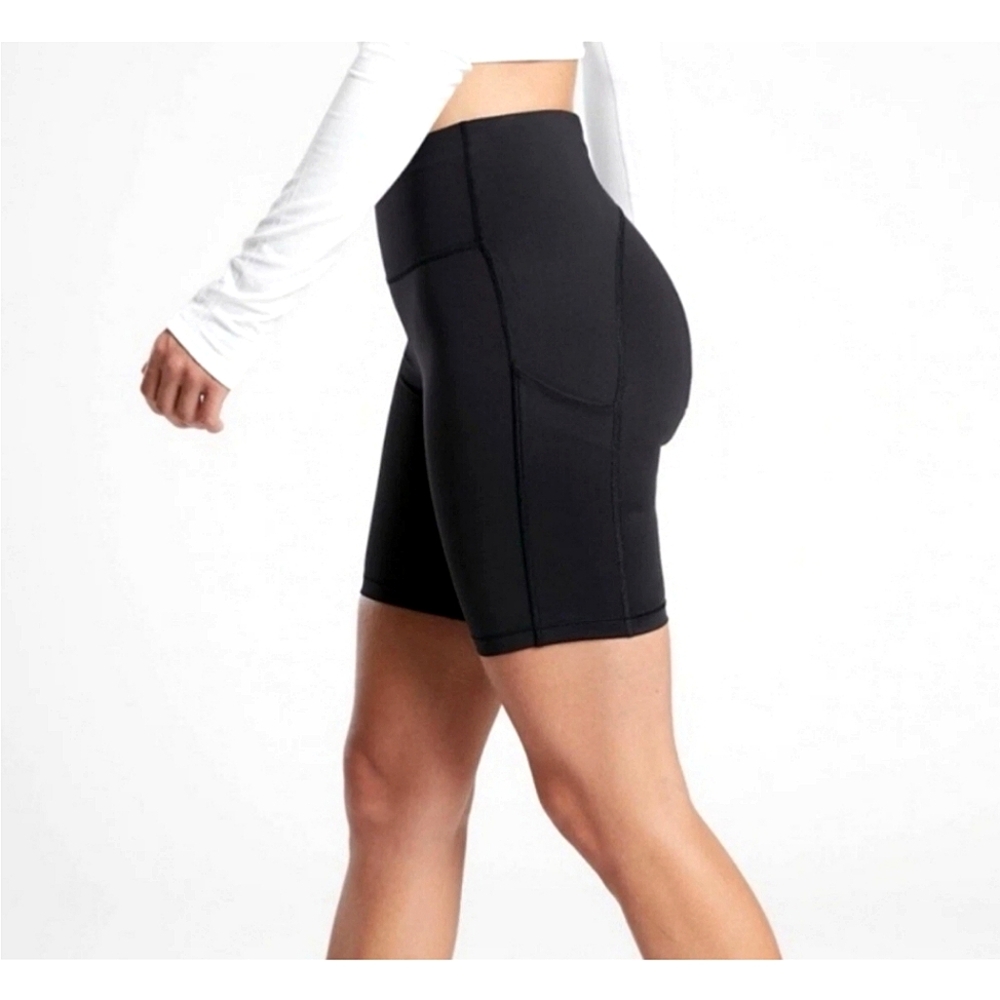 Athleta Black Athletic Shorts for Performance - Picture 6 of 13
